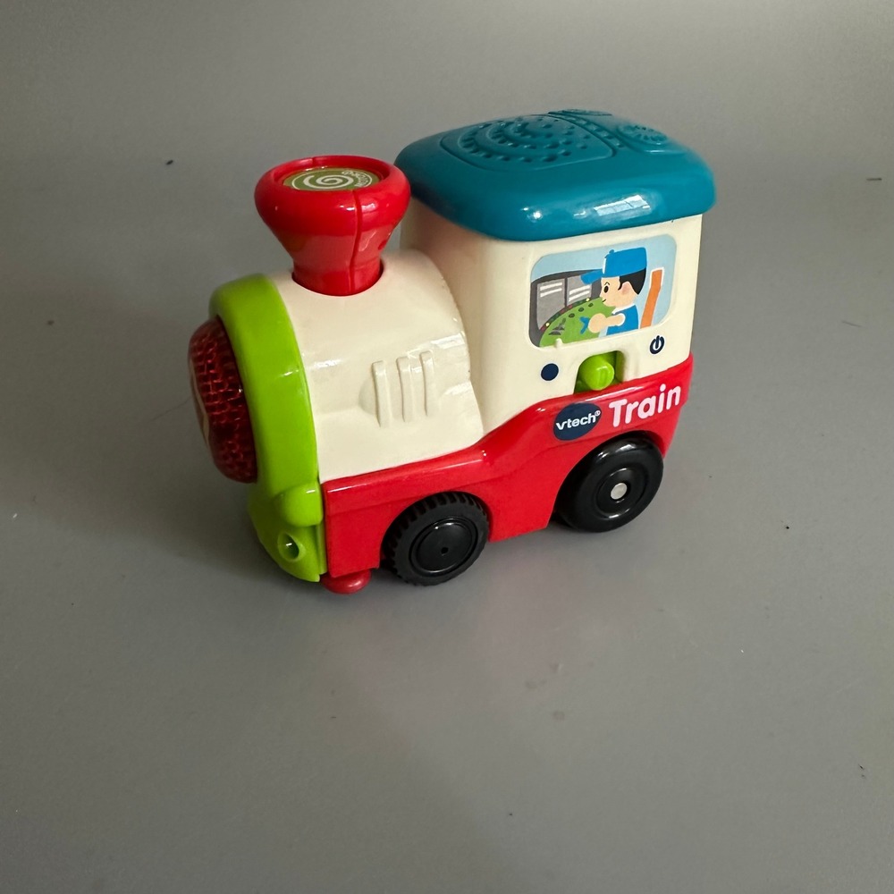 VTech Go Go Smart Wheels Train Red White Green Blue Interactive Toddler Toy